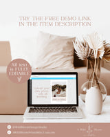 Photo Save the Date Invitation | Modern Terracotta Save the Date | Minimalist Save the Date | Boho Save the Date Card | Editable Template M5