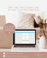 Rehearsal Dinner Text Invitation Template | Modern Minimalist Wedding Rehearsal Evite | Electronic Dinner Invite | Editable Template | M4