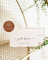 Modern Wedding Place Cards | Rustic Place Cards | Table Name Cards | Minimalist Wedding Place Cards | Escort Cards | Editable Template | M9