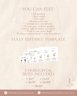 Signature Drinks Sign Template | Signature Cocktail Sign | Minimalist Wedding Bar Menu Sign | His and Hers Bar Sign | Pet Signature Drink M9