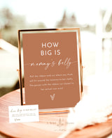 Baby Shower Games | Gender Neutral Shower Bundle | Boho Minimalist Baby Shower | Terracotta Rust Baby Shower Games | Editable Template | M9