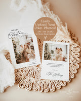 Photo Christmas Card Template | Arch Christmas Card | Boho Holiday Card | Minimalist Christmas Card | Merry Christmas | Editable Template M7