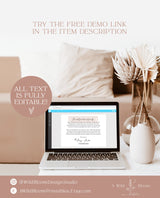 Photo Thank You Card Template | Minimalist Wedding Thank You Card | Boho Modern Wedding | Wedding Thank You Cards | Editable Template | M9