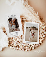 Minimalist Save the Date Template | Photo Save the Date Invite | Modern Save the Dates | Boho Save the Date Cards | Editable Template | M7