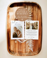 Modern Wedding Thank You Card | Minimalist Wedding Photo Thank You Card | Boho Wedding Thank You Card | Modern Minimalist Wedding | M7