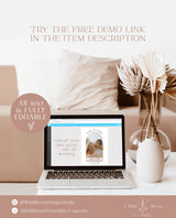 Photo Save the Date Template | Minimalist Save the Dates | Modern Save the Date | Boho Arch Save the Date Card | Editable Template | M7