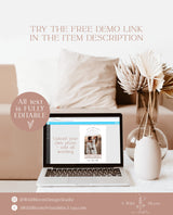 Minimalist Save the Date Template | Photo Save the Date Invite | Modern Save the Dates | Boho Save the Date Cards | Editable Template | M7