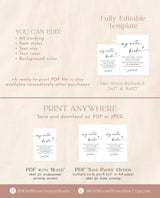 My Water Broke Game | Frozen Baby Game | Ice Cube Game | Minimalist Baby Shower Game | Gender Neutral | Editable Game Template | M9