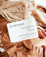 Minimalist Wedding Invitation Template | Modern Wedding Invite | Boho Wedding Invitation | Photo Wedding Invitation | Editable Template M9