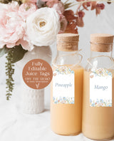 Mimosa Bar Sign | Modern Floral Mimosa Bar Sign | Bridal Shower Mimosa Bar | Mimosa Juice Tags | Wildflower Floral Bridal Shower | W8