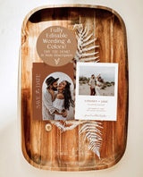 Photo Save the Date Template | Modern Save the Date Template | Minimal Save the Date | Boho Arch Save the Date Card | Editable Template | D1