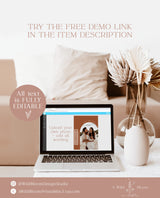 Save the Date Template | Photo Save the Date Invite | Minimalist Save the Date | Boho Save the Date Cards | Editable Template | M9