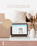 Funeral Memorial Sign | Celebration of Life | In Loving Memory Sign | Funeral Welcome Sign | Memorial Sign | Editable Template | M9