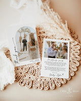 Modern Wedding Photo Thank You Card | Minimalist Wedding Thank You Card | Boho Wedding Thank You Card | Modern Minimalist Wedding | M9