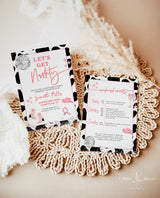 Disco Cowgirl Bachelorette Party Invite | Nashville Bachelorette | Cowgirl Bachelorette Invite & Itinerary | Let's Get Nashty Template | D2