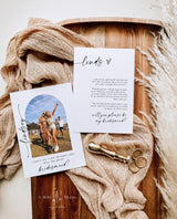 Bridesmaid Photo Card | Will You Be My Bridesmaid | Photo Bridesmaid Proposal | Modern Minimalist Wedding | Boho Arch Bridesmaid Proposal M9