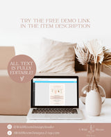 Girl Baby Shower Invitation | Baby Clothes Shower Invite | Boho Baby Girl Shower Invitation | Minimalist Baby Shower | Editable Template C2