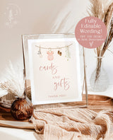 Baby Shower Custom Signs | Modern Shower Sign | Blush Pink Baby Shower Sign | Girl Baby Shower Signs | Editable Template | C2