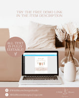 Modern Gender Reveal Welcome Sign | Beige Gender Reveal Poster | Gender Neutral Welcome Sign | Boho Welcome Sign | C2