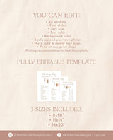 Old Wives Tale Sign Template | Gender Reveal Sign | Minimalist Gender Reveal Game | Gender Neutral Game | Fun Gender Reveal Game Sign | C2