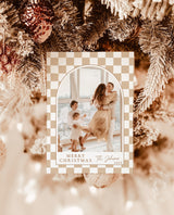 Photo Christmas Card Template | Minimalist Christmas Card | Arch Christmas Card | Boho Holiday Card | Merry Christmas | Editable Template C4