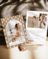 Photo Christmas Card Template | Arch Christmas Card | Boho Holiday Card | Christmas Tree Card | Merry Christmas | Editable Template M7