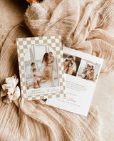 Photo Christmas Card Template | Minimalist Christmas Card | Arch Christmas Card | Boho Holiday Card | Merry Christmas | Editable Template C4