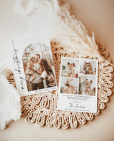 Photo Christmas Card Template | Boho Holiday Card | Minimalist Christmas Card | Arch Christmas Card | Merry Christmas | Editable Template M9