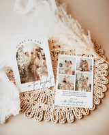 Photo Christmas Card Template | Boho Holiday Card | Minimalist Christmas Card | Arch Christmas Card | Merry Christmas | Editable Template M9