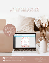 Strawberry Baby Shower Welcome Sign Berry Sweet Baby on the Way Girl Baby Shower Gender Neutral Welcome Sign Editable Template | B7