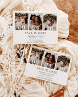 Minimalist Save the Date Template | Photo Save the Date Invite | Simple Save the Date | Boho Save the Date Cards | Editable Template | M9