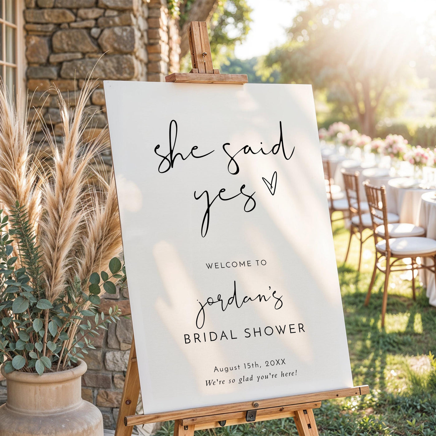 What Size Should a Wedding Welcome Sign Be? A Complete Guide