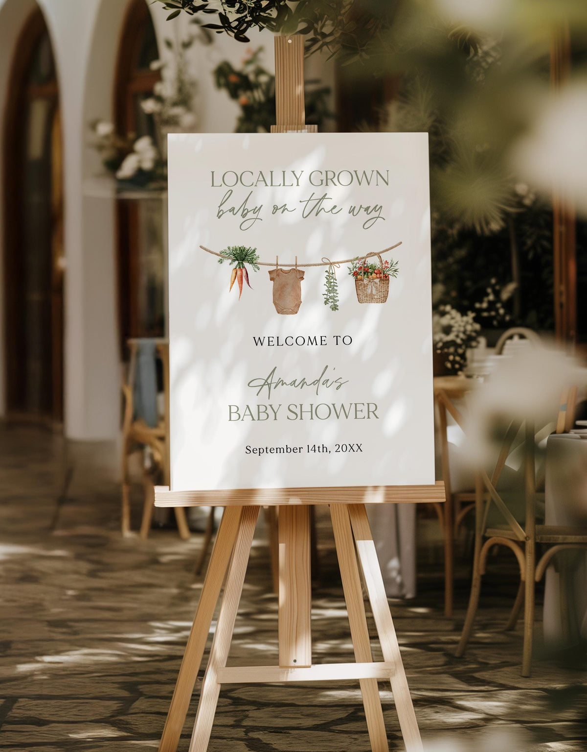 Baby Shower Sign Wording Ideas | Wild Bloom Design Studio