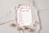 Wishes for Baby Card Baby Shower Card | Pizza Baby Shower | Special Delivery