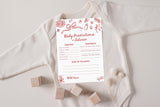 Baby Predictions and Advice Card Baby Shower Card | Pizza Baby Shower | Special Delivery