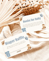 Cowboy Baby Shower Invitation Suite | Blue Rodeo Clothesline Theme