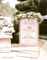 Fresh Off the Market Bridal Shower Welcome Sign | Farmer's Market Party