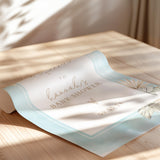 Blue Pampas Grass Baby Shower Welcome Sign | Boho Baby Shower PG2