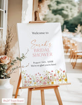 Wildflower Bridal Shower Welcome Sign | Love In Bloom Floral Design