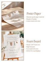 Baby Clothesline Shower Welcome Sign | Boho Gender Neutral