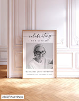 Funeral Memorial Sign | Celebrating The Life Of