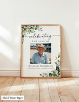 Funeral Memorial Sign | Celebration of Life | In Loving Memory