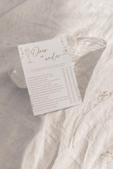Over Or Under Bridal Shower Game | Pearls and Prosecco