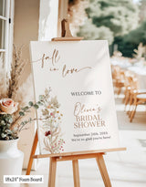 Wildflower Bridal Shower Welcome Sign | Boho Theme