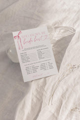 Who Knows Bride Best Game Bridal Shower Game | Pink Bow