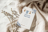 Guess the Baby Food Baby Shower Game | Blue Cowboy Western