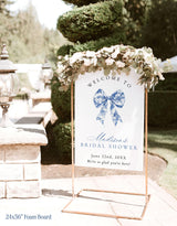 Something Blue Before I Do Bridal Shower Welcome Sign | Bow