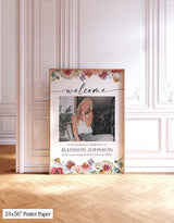 Wildflower Graduation Party Welcome Sign | Photo