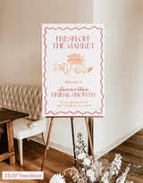 Fresh Off the Market Bridal Shower Welcome Sign | Farmer's Market Party