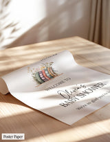 A New Chapter Begins Baby Shower Welcome Sign | Gender Neutral - product view 8